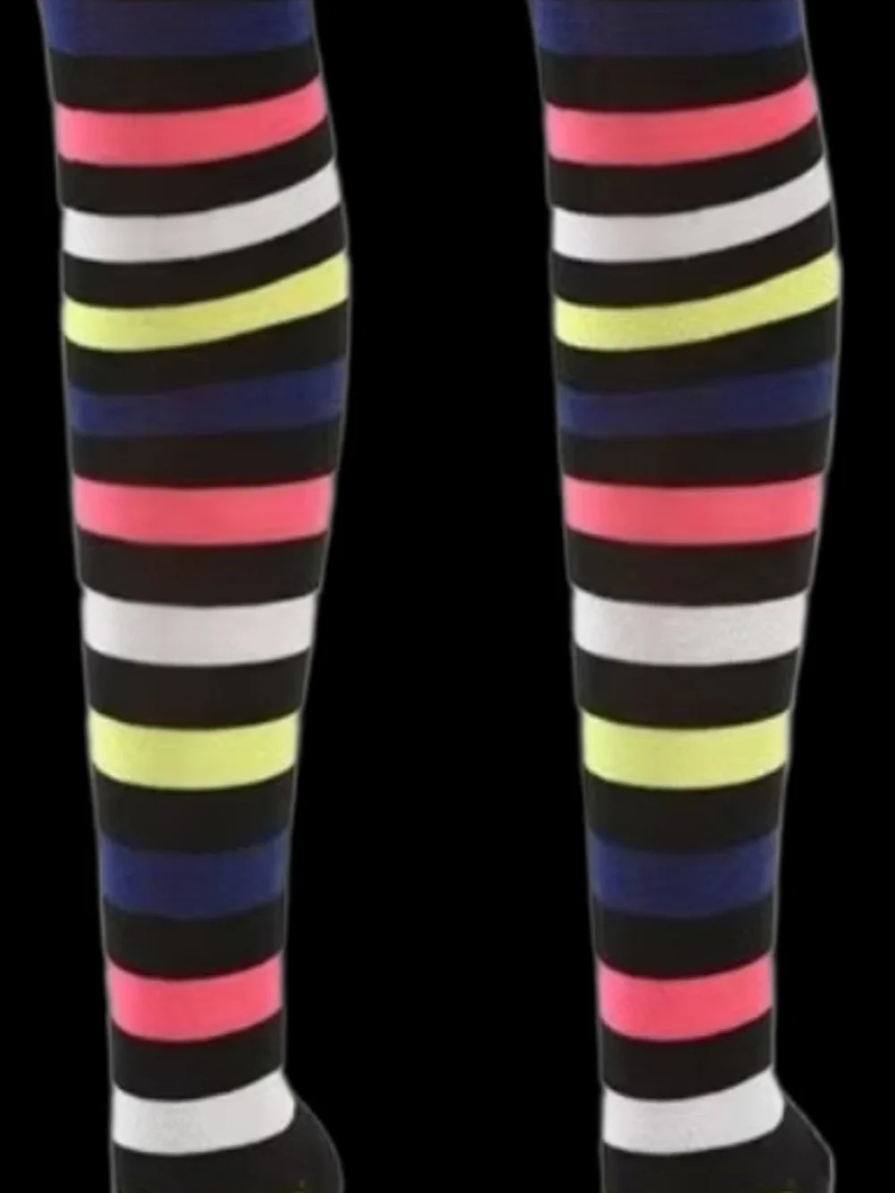 NEW! 🌈🧦Rainbow Striped HIGH SOCKS PRIDE & SOLIDARITY CUTE BOLD UNISEX FUN OS